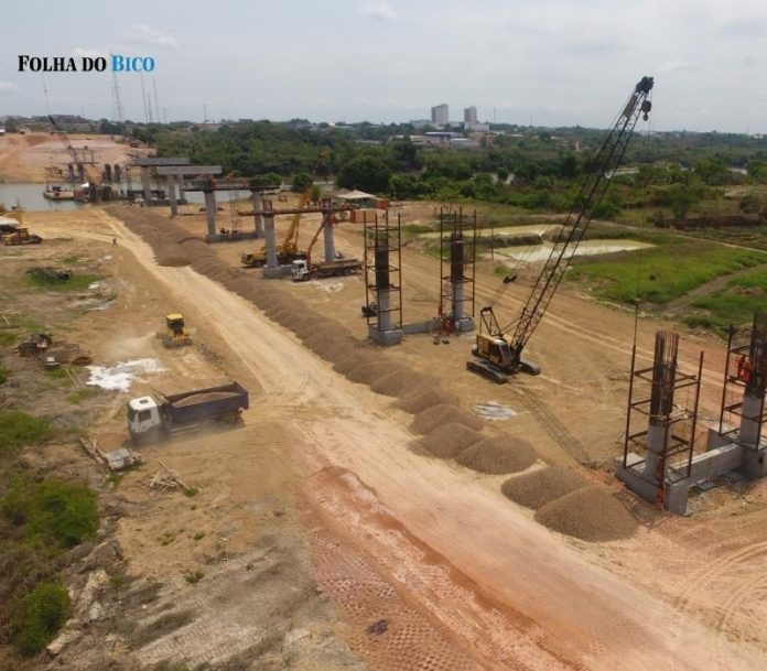 Marab Obra Da Ponte Sobre O Itacai Nas Avan A Concretagem De