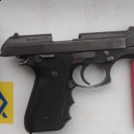 arma e celular encontrado em poder de Guachinin