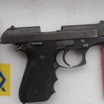 arma e celular encontrado em poder de Guachinin
