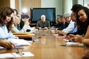 Primeiro dia de trabalho no Centro Administrativo