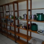 Cozinha do hospital desativada