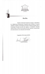 RECIBO DE PAGAMENTO 1º PARCELA