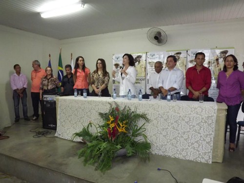 Kátia Abreu durante abertura oficial dos trabalhos