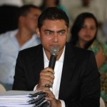 O prefeito de Redenção, Vanderley Coimbra, abriu o encontro parabenizando Simão Jatene pelas obras e serviços no município