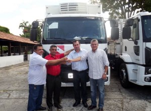 À Cooperativa Mista de Parauapebas coube um caminhão frigorífico, que será usado no transporte de polpas de frutas e também na distribuição do produto