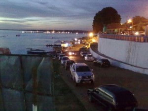 Imagem deste final de semana onde banhistas já procuram a praia