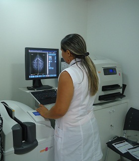 Equipamento utilizado na realização dos exames