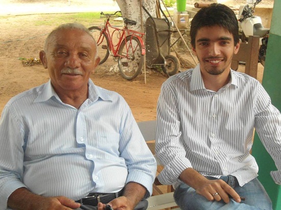 Prefeito Lindomar Madalena e empresário Wilber Vinícius