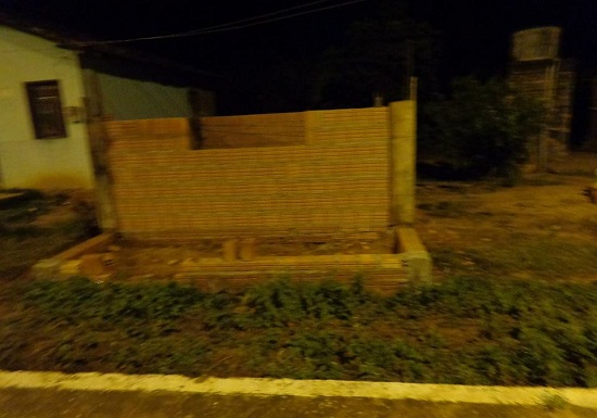 Lanchonete que está sendo construída por Franciane Hipólito