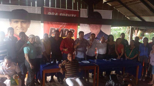 Gaguim e Coimbra em Esperantina na manhã de quinta-feira