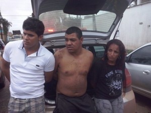 A prisão dos bandidos foi feita  em uma chácara próxima ao setor Lago