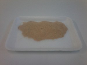 Farinha de babaçu utilizada na fabricação do biscoito