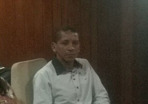 Bina durante Audiência em Belém