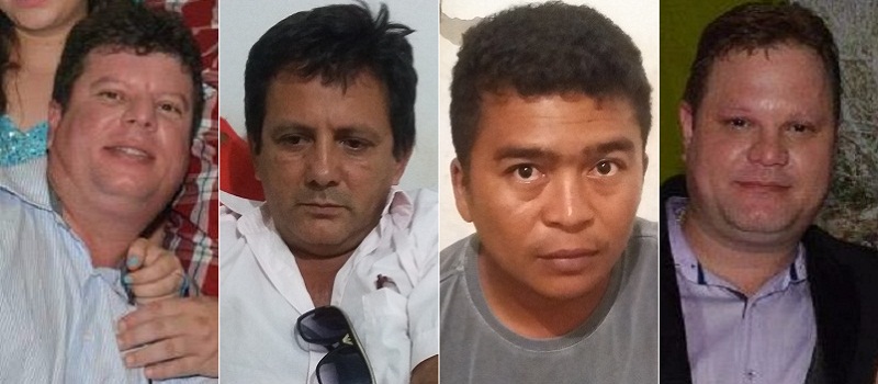 Alexandre Ferreira, Benedito Luiz, Cláudio Alves e Dércio Ferreira