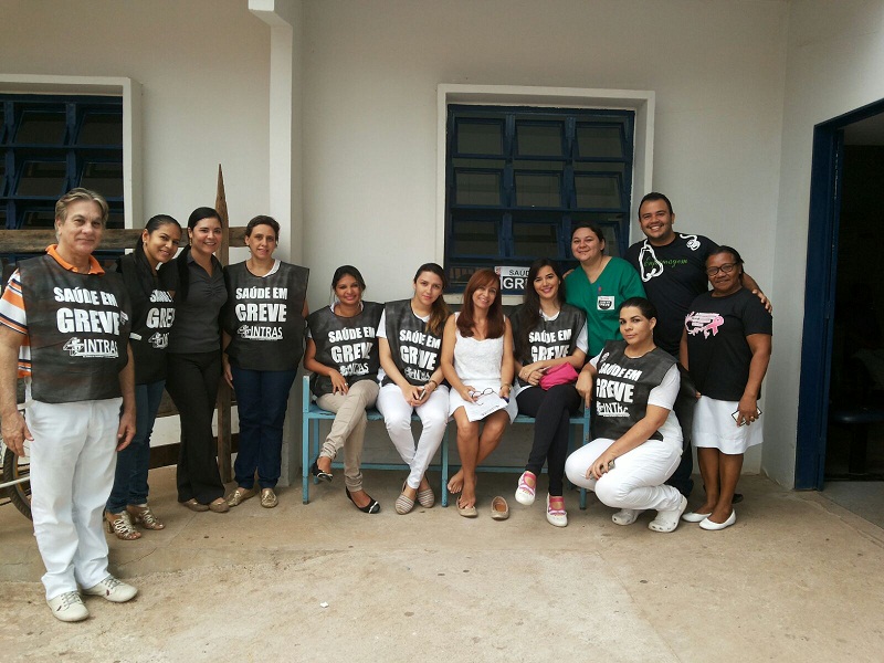 Grevistas em Augustinópolis