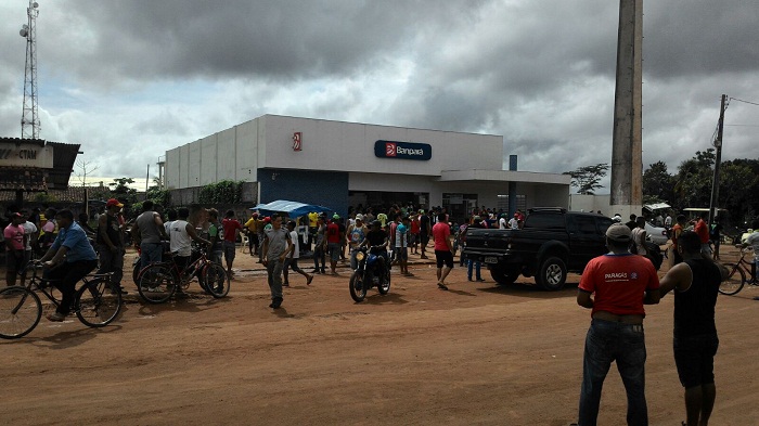 Agência do Banpará em Moju, alvo dos bandidos