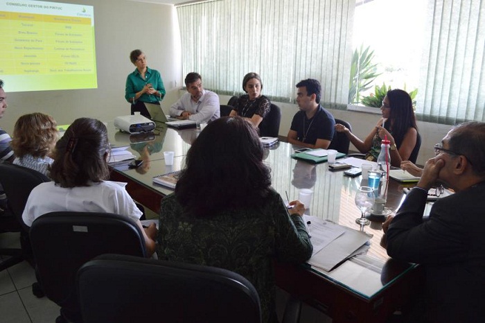 Participaram do encontro representantes do Instituto de Desenvolvimento Florestal e da Biodiversidade do Estado do Pará, Instituto Dialog e ONU Habitat, programa da Organização das Nações Unidas.
