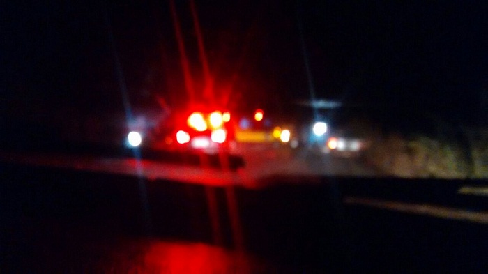 Foto tirada por internauta que passava pelo local no momento do atendimento