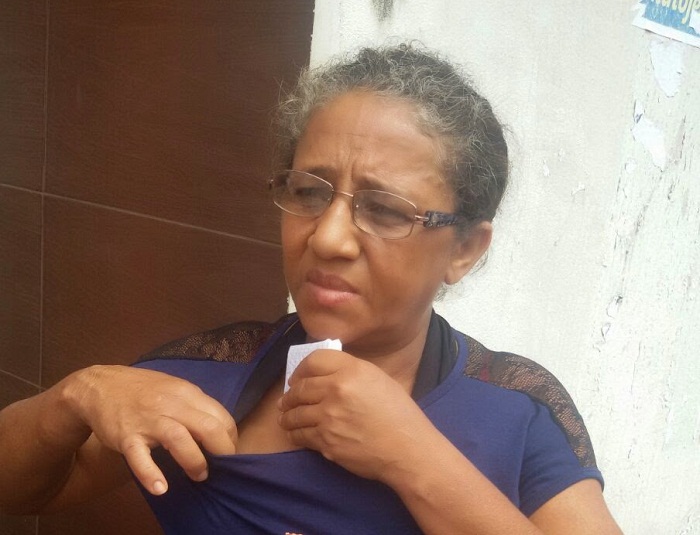 Joana D'Arc Medeiros de Farias, acusada de triplo homicídio da companheira e dos filhos da vítima, em 2014.