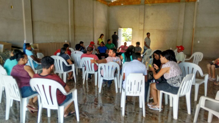 Reunião que oficializou Paulo Lemos como pré-candidato
