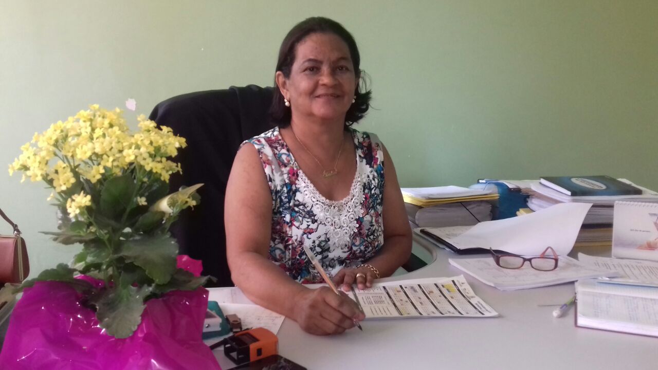 Professora Maria Olindina, secretária municipal de Educação